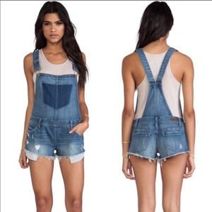 Blank NYC Short Overalls Denim Size 25